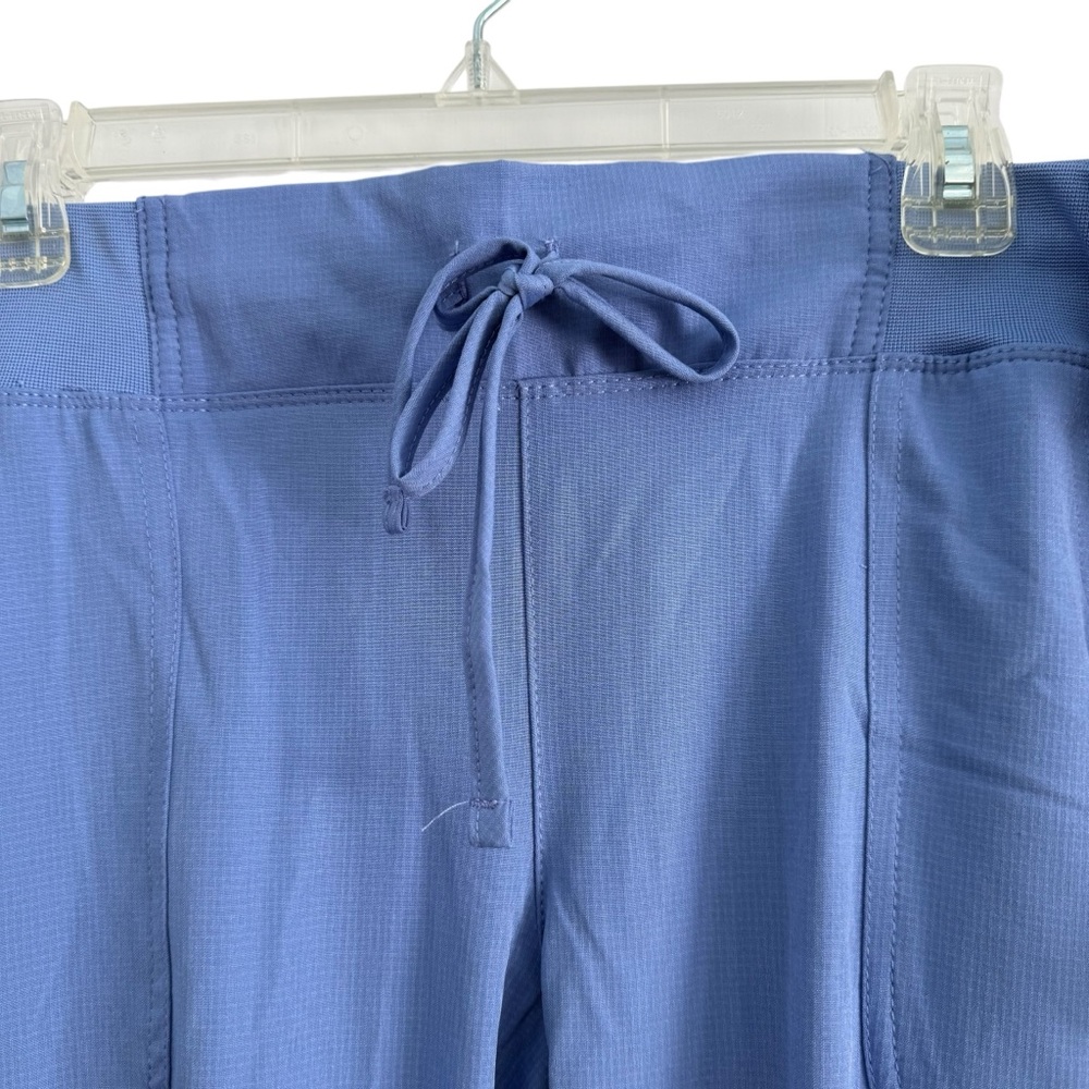 HeartSoul Ceil Blue Drawstring Scrub Pants- Low Rise Jogger